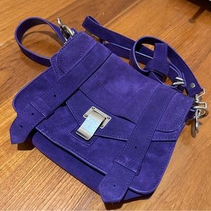 Protea Schouler PS1 Mini Suede Crossbody Bag